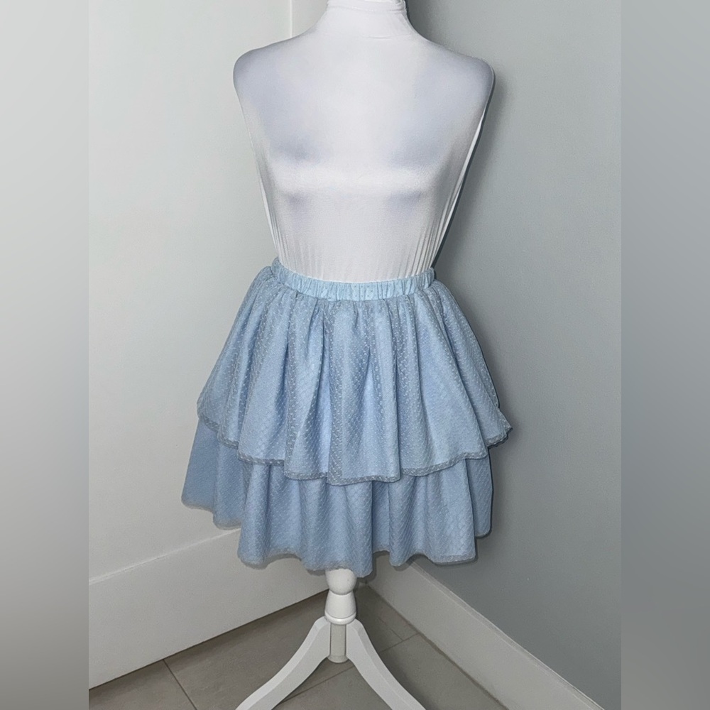 Hill House Home Clara Tulle Mini Skirt/ Size Small - Picture 2 of 8